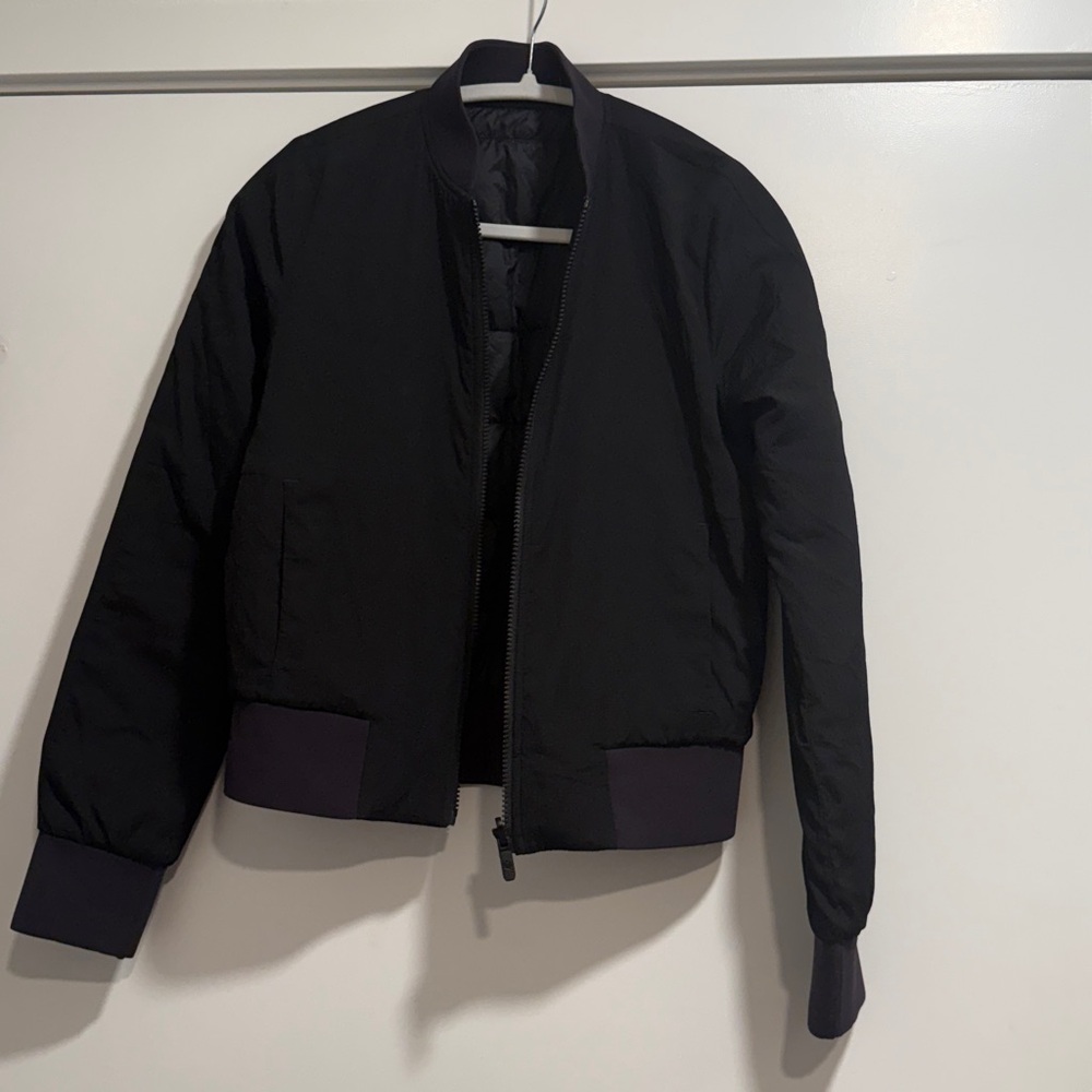 lululemon athletica Black Bomber Jacket